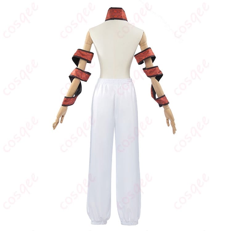 鬼滅の刃 妓夫太郎 遊郭編 コスプレ衣装。通気性と動きやすさで高再現、撮影・イベントに最適 - 3枚目の画像