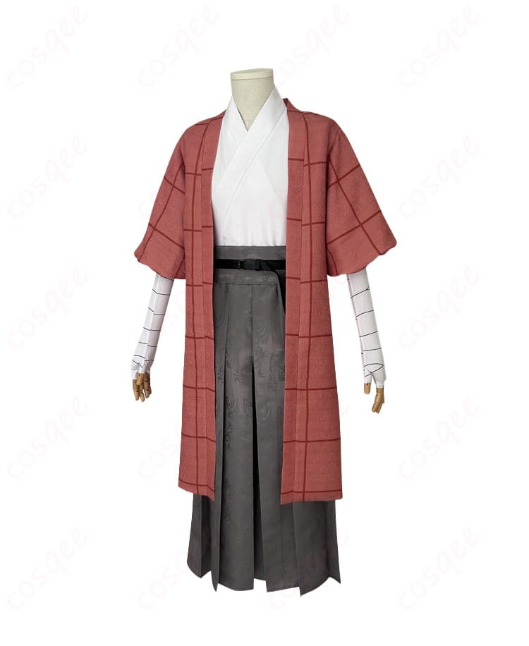 坂本喜八 コスプレ衣装の正面全体。羽織・インナー・袴の配色とラインが確認できる画像