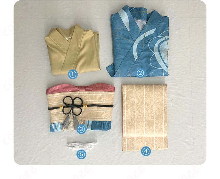 二十世紀電氣目錄 百川稲子 コスプレ衣装のセット内容一式のレイアウト画像