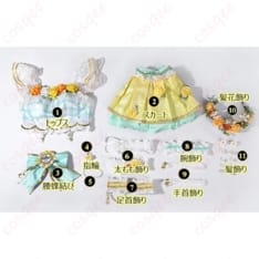 ラブライブ！ School idol project 小泉花陽 フルールレーヴ コスプレ衣装 - 6枚目の画像（サムネイル）