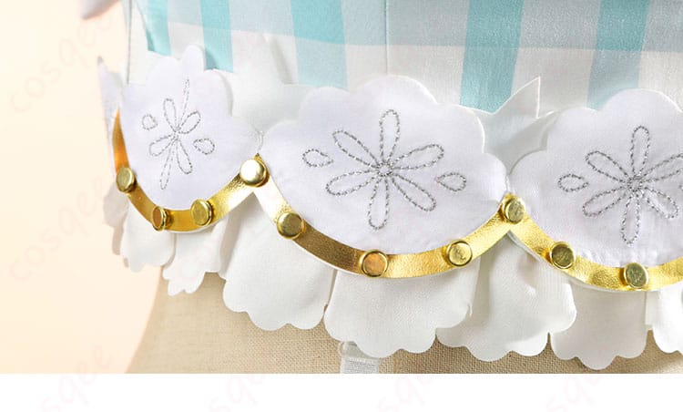 ラブライブ！ School idol project 小泉花陽 フルールレーヴ コスプレ衣装 裾まわり装飾ディテール