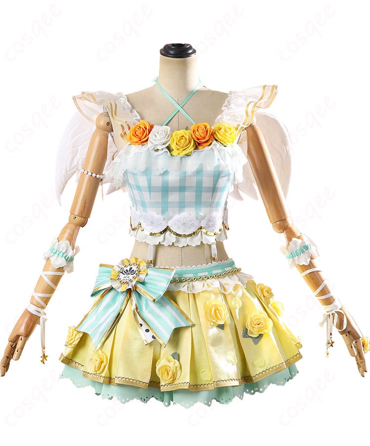 ラブライブ！ School idol project 小泉花陽 フルールレーヴ コスプレ衣装 正面デザイン