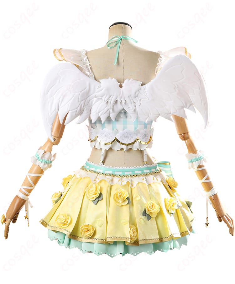 ラブライブ！ School idol project 小泉花陽 フルールレーヴ コスプレ衣装 背面装飾ディテール