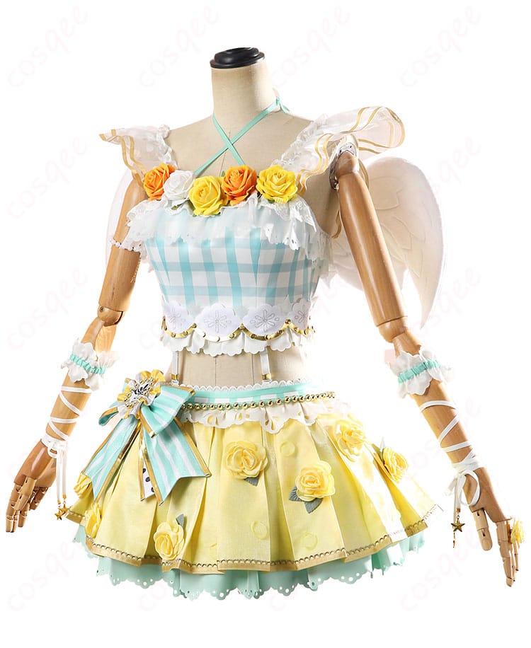 ラブライブ！ School idol project 小泉花陽 フルールレーヴ コスプレ衣装 側面シルエット