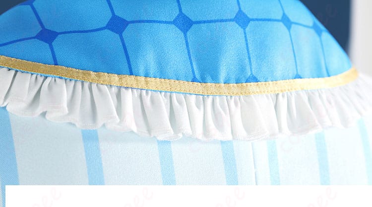 ラブライブ！サンシャイン!! 15周年記念衣装の背中披肩（ケープ）装飾の構造が分かる画像