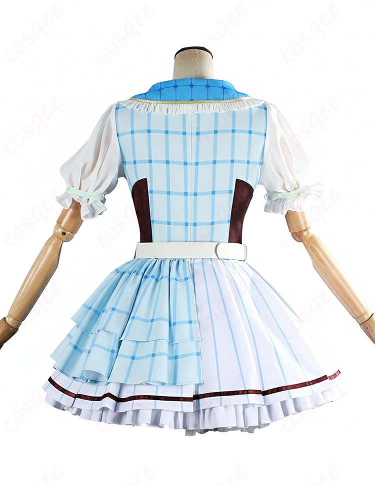 ラブライブ！サンシャイン!! 15周年記念衣装の背面装飾と披肩のレイヤー構成