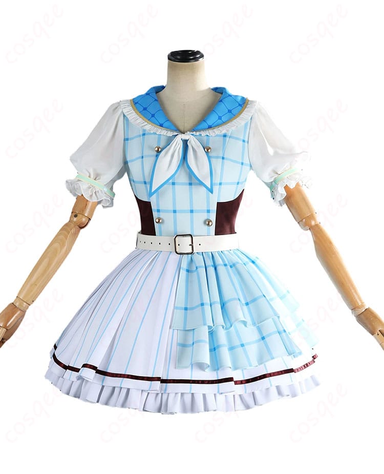 ラブライブ！サンシャイン!! 15周年記念衣装の正面シルエットと装飾配置が分かる画像