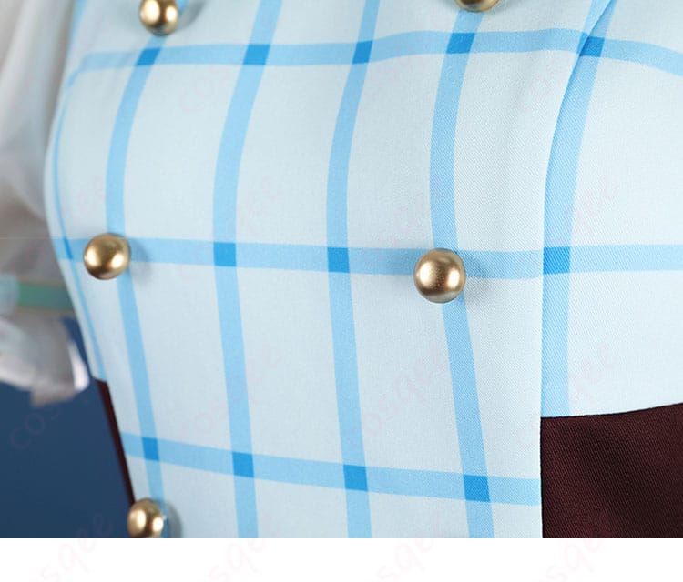 ラブライブ！サンシャイン!! 15周年記念衣装のボタン意匠と配列のアップ