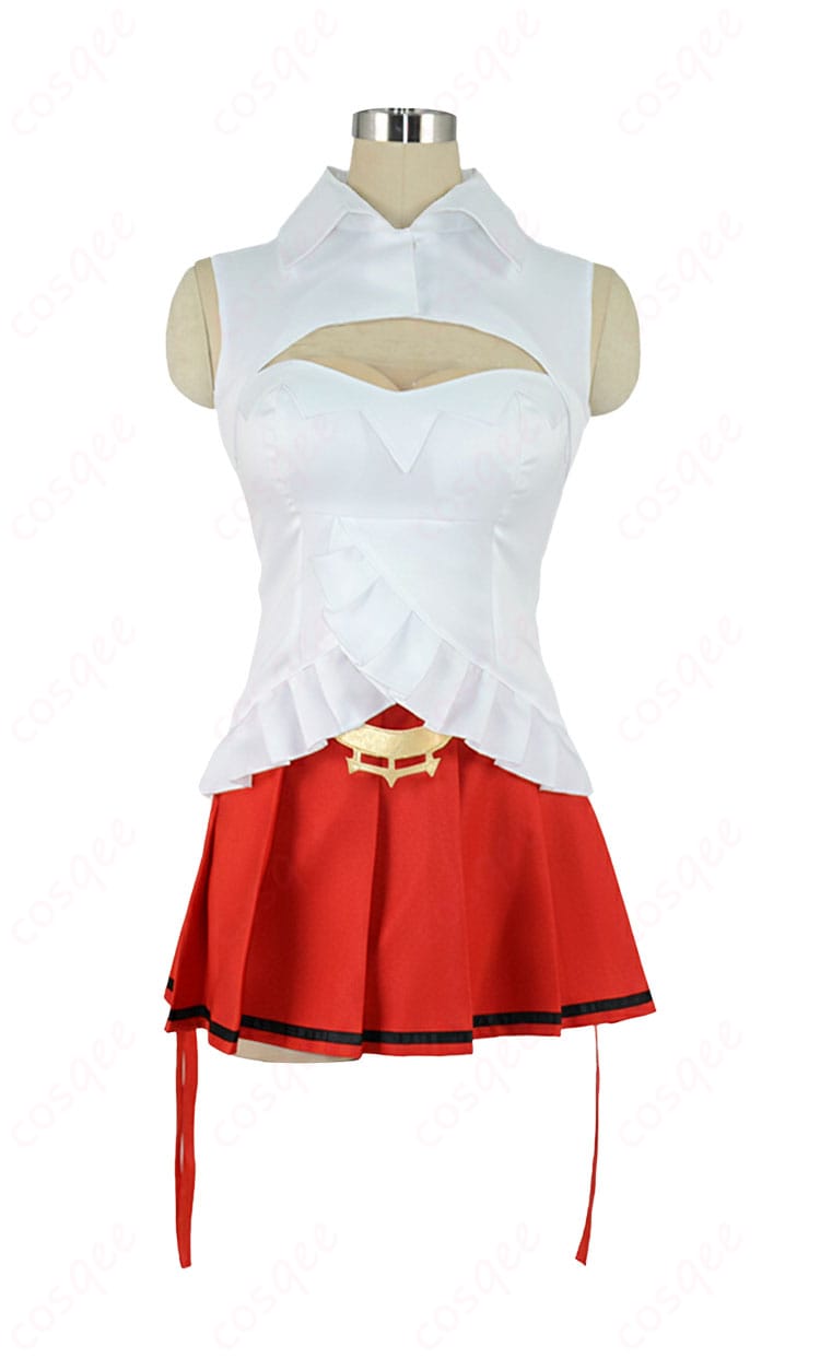 hololive 桐生ココ（会長）コスプレ衣装 トップス・スカート正面ディテール