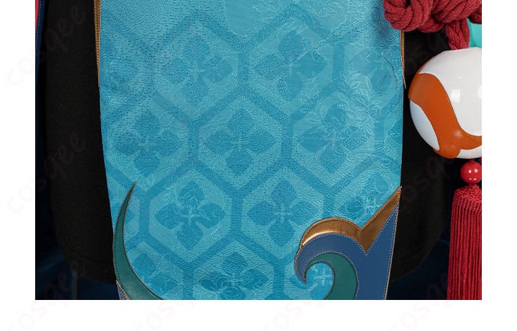 衣装の模様装飾ディテール。和風意匠のパターンを高発色で再現