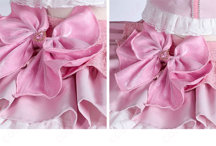 鹿目まどか アイドル衣装の背面リボン装飾ディテール（結び目の立体感）