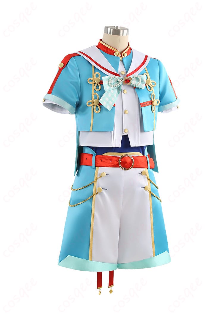 RaRaRa*Station衣装の右側面シルエットと飾りチェーンの見え方を示す画像