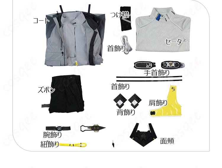 アークナイツ：エンドフィールド 主人公 管理人（男性） コスプレ衣装-16