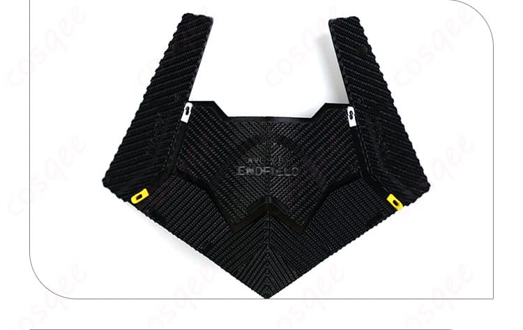 面頰アクセサリーの形状と質感ディテール