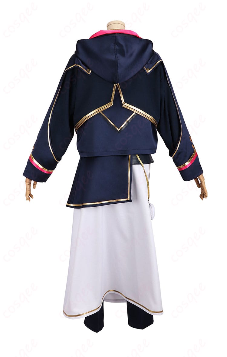 渡会雲雀 SYMPHONIA共通衣装 コートの背面デザインと紐飾り配置