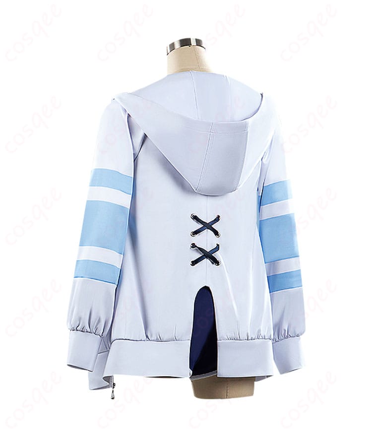 ウマ娘 シュヴァルグラン 夏凪ネイビードロップ コスプレ衣装 背面全身 後ろ姿と丈感をチェック