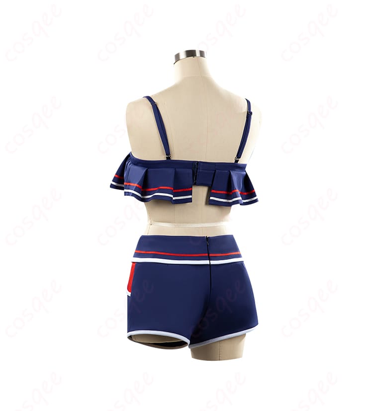 ウマ娘 シュヴァルグラン 夏凪ネイビードロップ コスプレ衣装 背面装飾ディテール 後ろ姿も写真映え