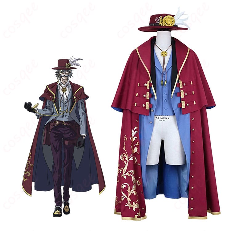 終末のワルキューレ ジャック・ザ・リッパー コスプレ衣装の着用イメージとキャラクター参考図