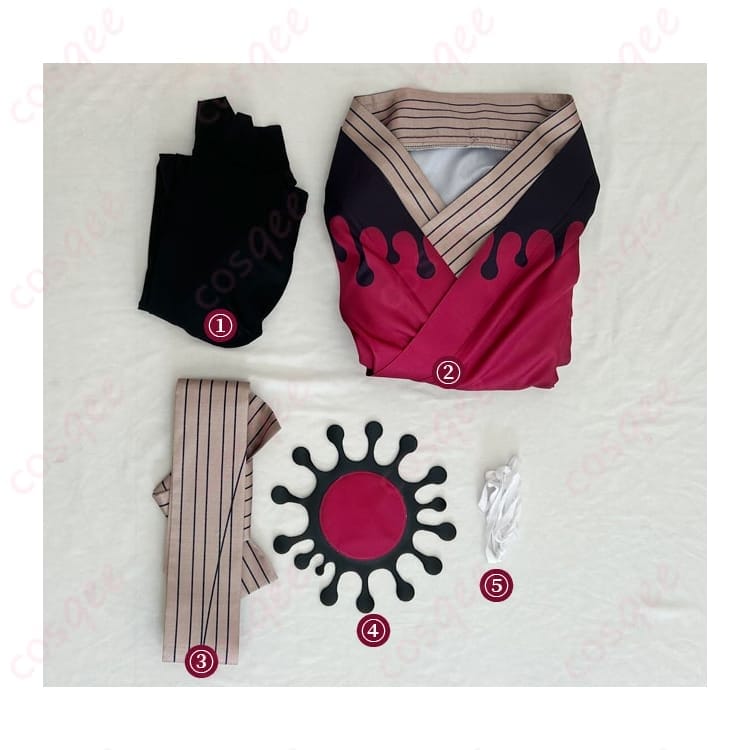 鬼滅の刃 童磨の着物コスプレ衣装 妖艶な和装で雰囲気づくり - 4枚目の画像