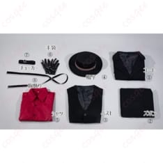 文豪ストレイドッグス BEAST 中原中也 コスプレ スーツ｜端正シルエットと小物完備で撮影映え - 3枚目の画像（サムネイル）