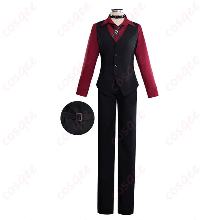 文豪ストレイドッグス BEAST 中原中也 コスプレ スーツ｜端正シルエットと小物完備で撮影映え - 2枚目の画像