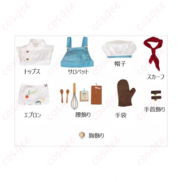 Identity V 第五人格 ガードNo.26（ボンボン）秘密のコック衣装 高再現でイベントも撮影も快適 - 4枚目の画像