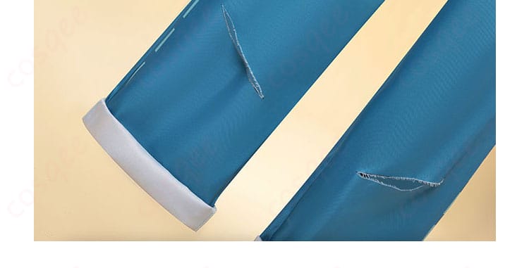 第五人格 秘密のコック衣装のパンツ裾デザイン。ヘム仕様と配色の近接写真