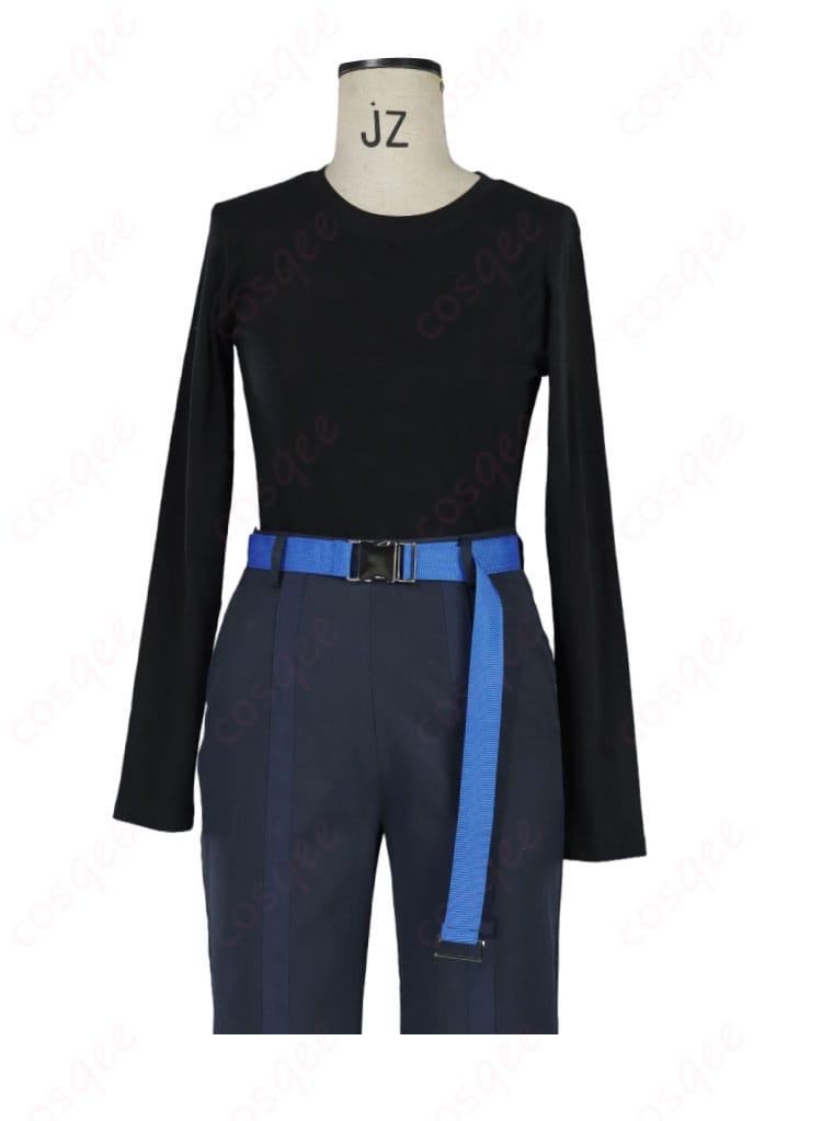 ブラック長袖インナーの質感｜椎名立希コスプレ用トップスの素材感と縫製ディテール