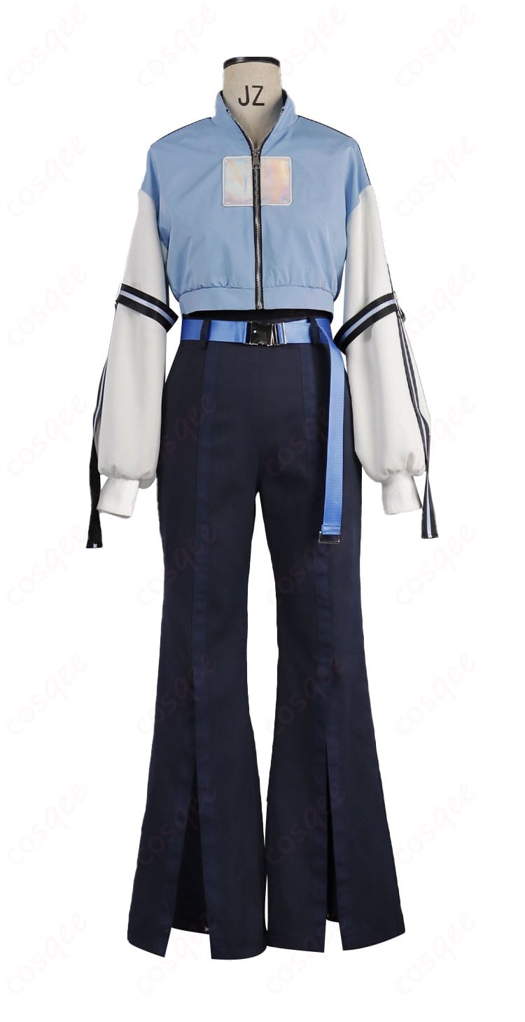 正面デザイン｜椎名立希 端程山コスチュームのロングコートとインナーの高再現ディテール