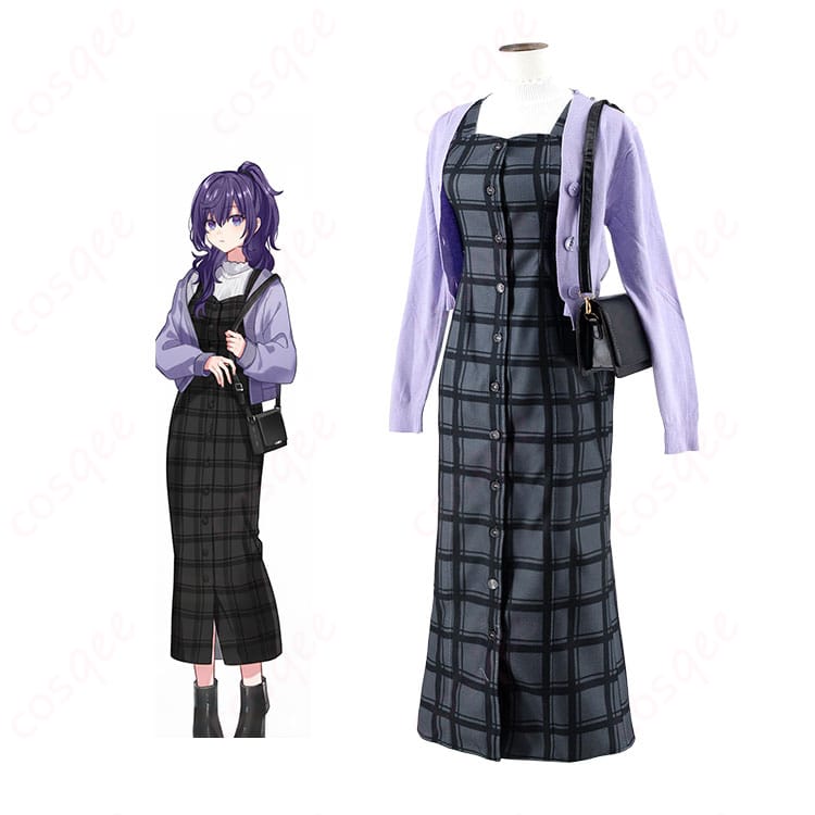 プロジェクトセカイ 朝比奈まふゆ ニコニコ超会議衣装 コスプレ衣装の着用イメージとキャラクター参考図