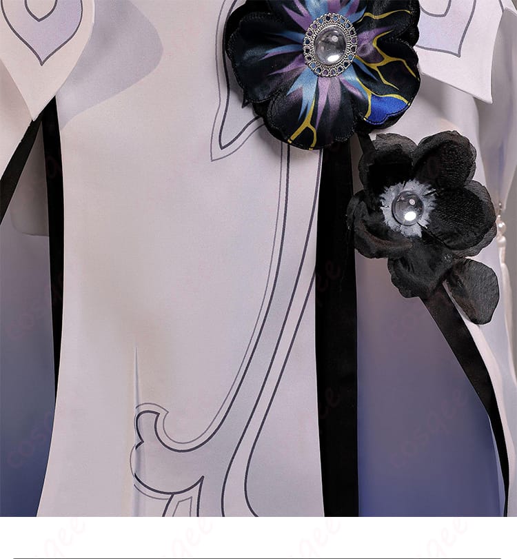 崩壊：スターレイル ダリア 特徴的なスリット装飾（斜叉）の再現ディテール