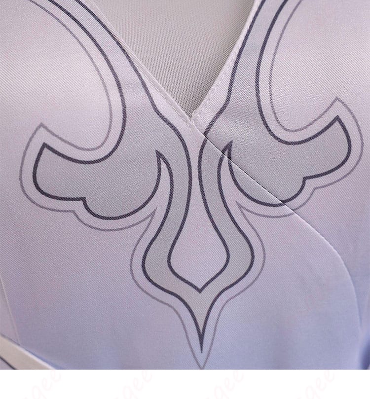 崩壊：スターレイル ダリア コスプレの襟元ディテール。首元デザインと縫製の丁寧さ