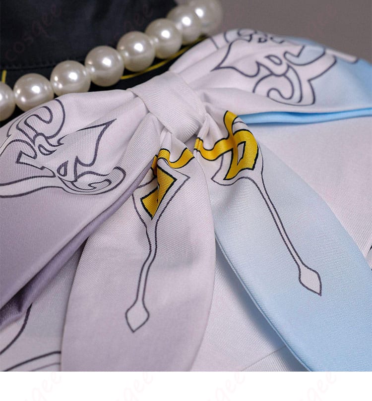 スターレイル ダリアのリボン装飾（蝶結び）ディテール。優雅な結び目の質感を強調