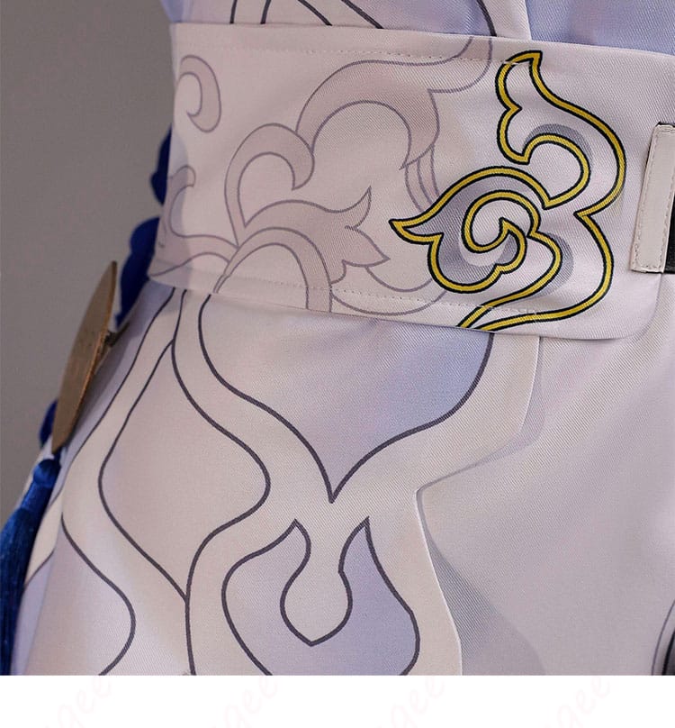 ダリア コスプレ衣装の腰周り装飾。キャラクター性を強調するアクセント配置