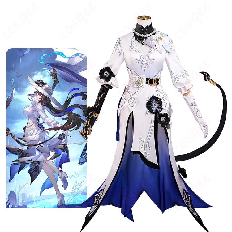 崩壊：スターレイル ダリア（コンスタンス）コスプレ衣装の全身着用イメージとデザインを示す画像