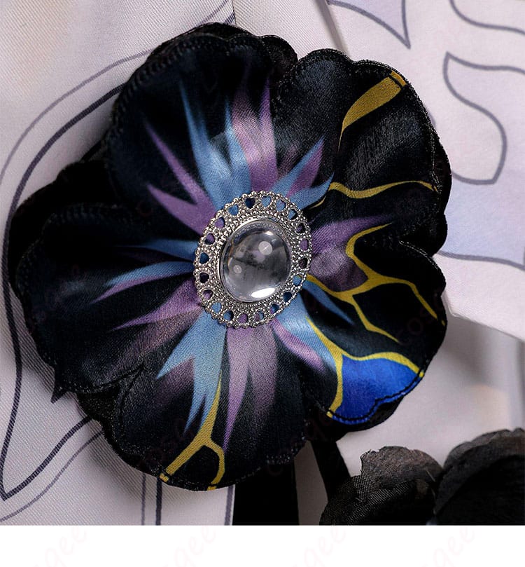 スターレイル ダリアの花モチーフ装飾ディテール。繊細なパーツの仕上がり