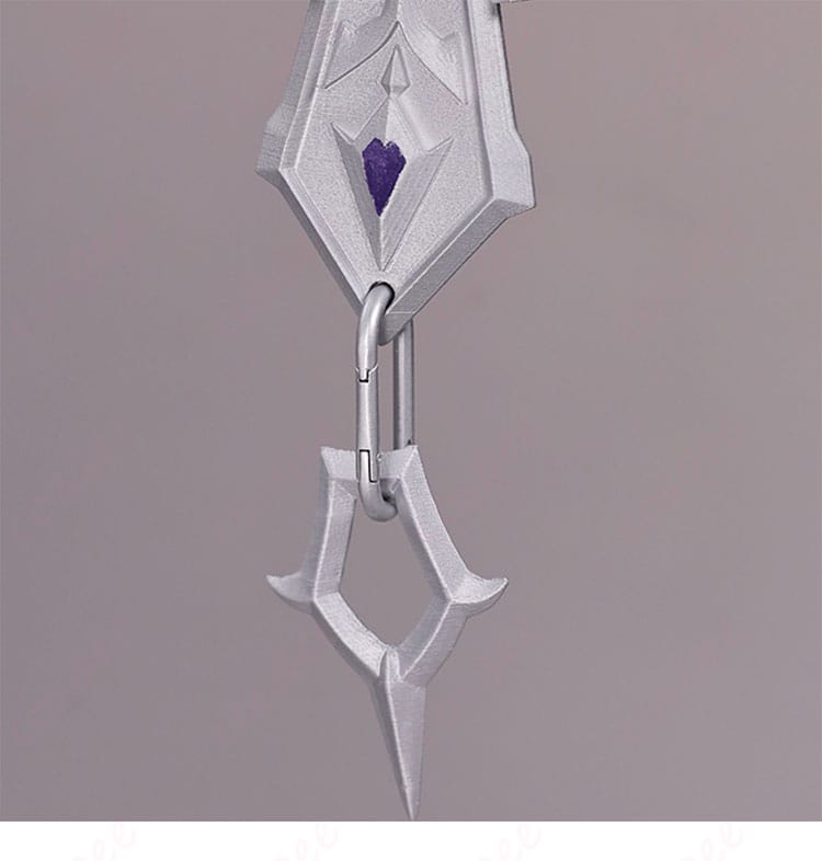 原神 フリンズ 原神FES フェス衣装の装飾アップ。スカーフや胸飾りなどのアクセントパーツ配置と質感を示すディテールショット