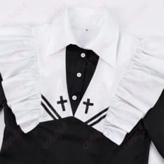 幽鬼 メイド服コスプレ｜高再現で軽やか、通気性◎。撮影もイベントも快適 - 4枚目の画像（サムネイル）