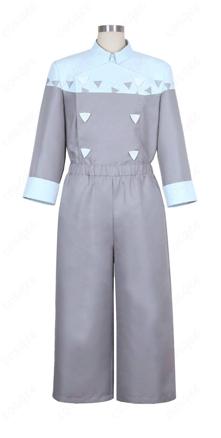 グリ コスプレ衣装の全体装飾ディテール。胸元から腰回りまで、世界観を意識した配置を詳細に撮影。