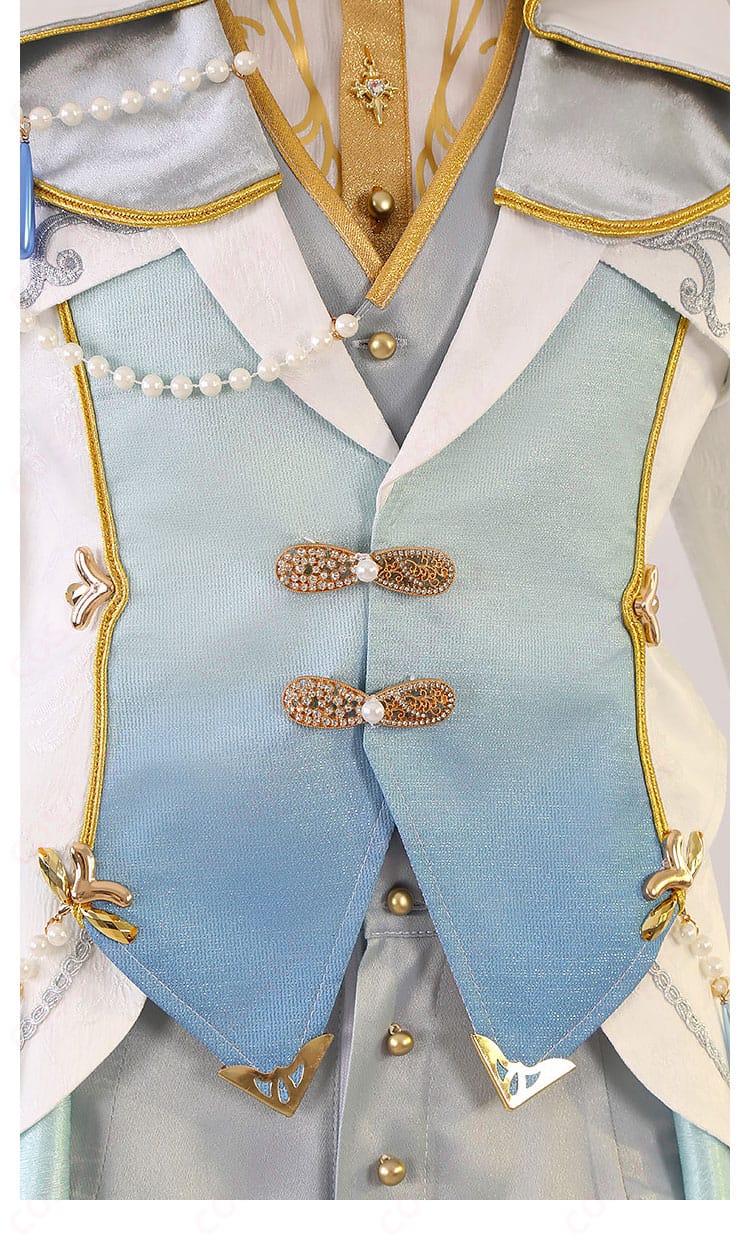 あんさんぶるスターズ Eden ヴェリテ衣装 襟周りの細部｜縫製と装飾の仕上がり