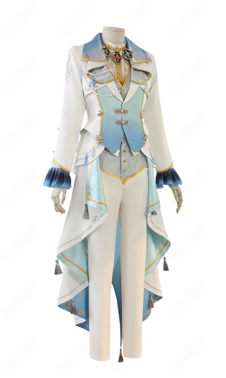 あんさんぶるスターズ Eden ヴェリテ衣装 右側全身シルエット｜コートのハリと立体裁断が分かる角度