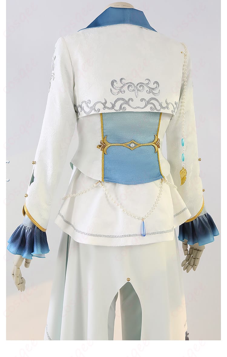 あんスタ Eden ヴェリテ衣装 背面装飾の近接図｜ブレードとボタンの配置感