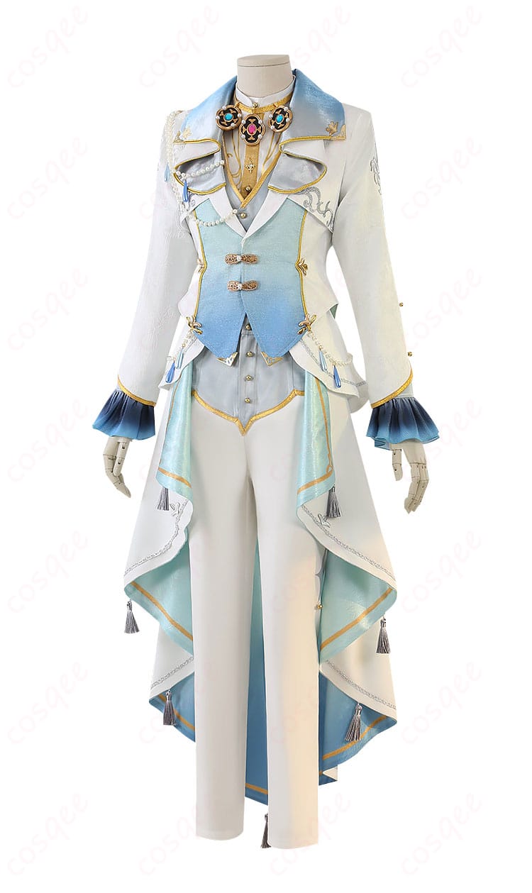 あんスタ Eden ヴェリテ衣装 左側デザイン｜オーバースカートの重なりと立体感ある仕立て