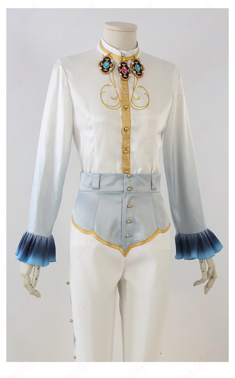 Eden ヴェリテ衣装 全体装飾ディテール｜ボタン・ブレード・刺繍の質感を近接で再現