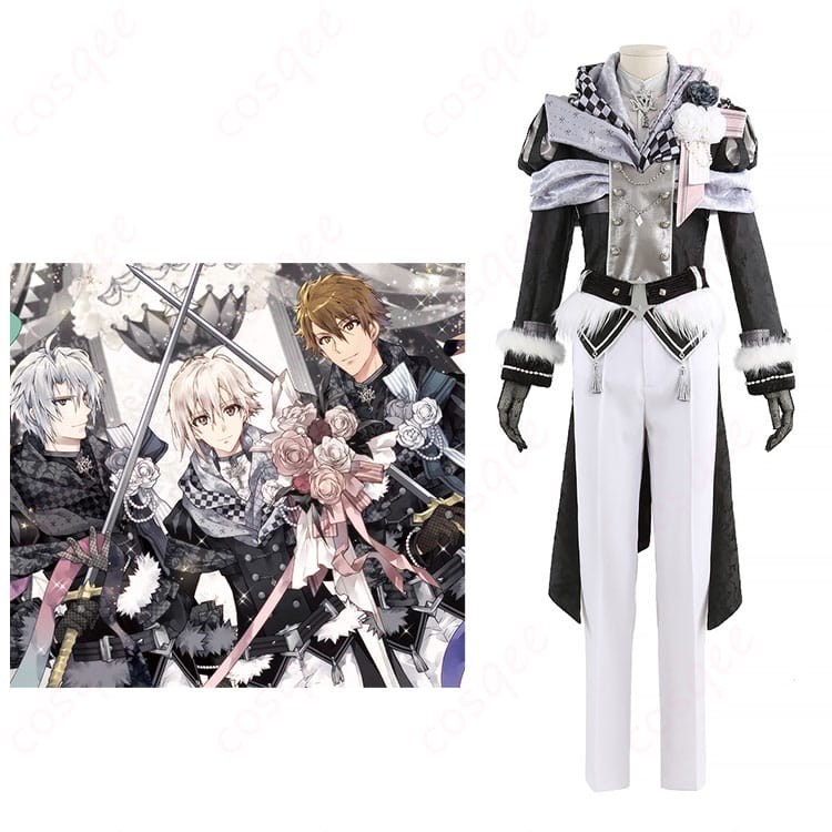 アイドリッシュセブン TRIGGER 10周年 all day with you 衣装を着用した八乙女楽・九条天・十龍之介の人物写真