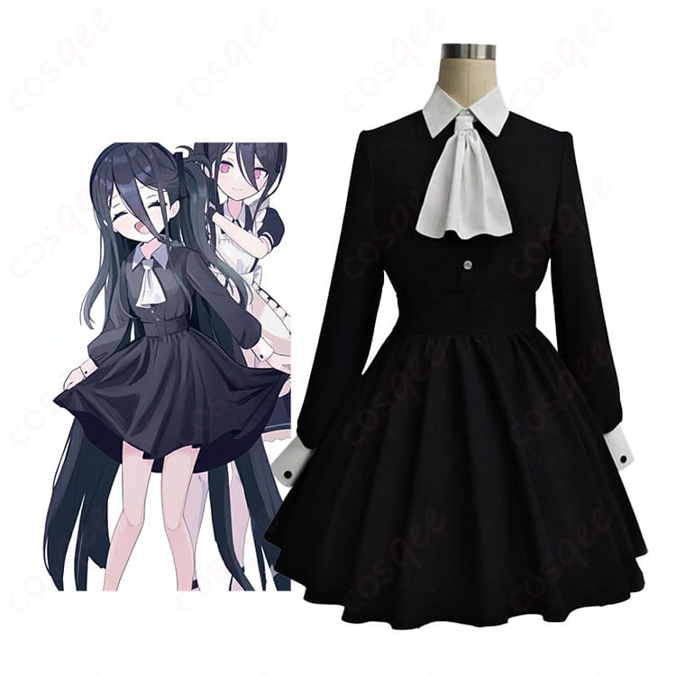 ブルーアーカイブ 天童アリス 名もなき神々の王女 メイドVer. コスプレ衣装を着用した全身イメージ