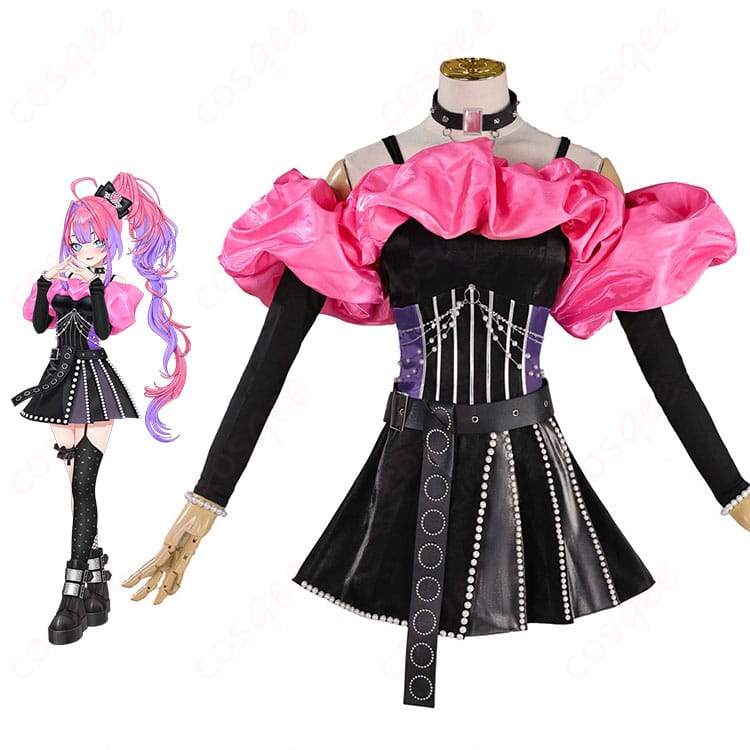 ホロライブ 綺々羅々ヴィヴィ ステージ衣装2025の全身イメージ。キャラクター再現度の高い完成コスチューム。