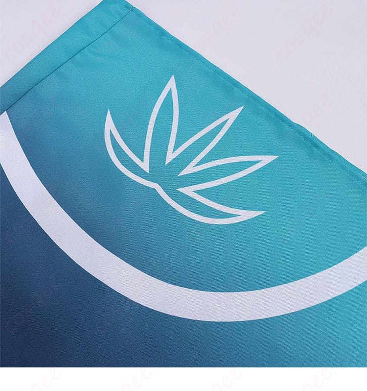 アウター柄のディテール。高品質プリントで細線まで鮮明、退色を抑えた再現。