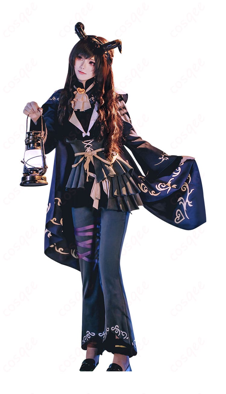 マントの揺れが分かる東雲絵名ハーミット・サーチャー衣装の動きあるポージング