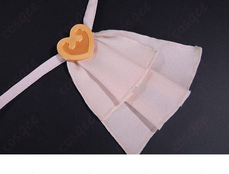 東雲絵名コスチュームの首元スカーフ結び目ディテール